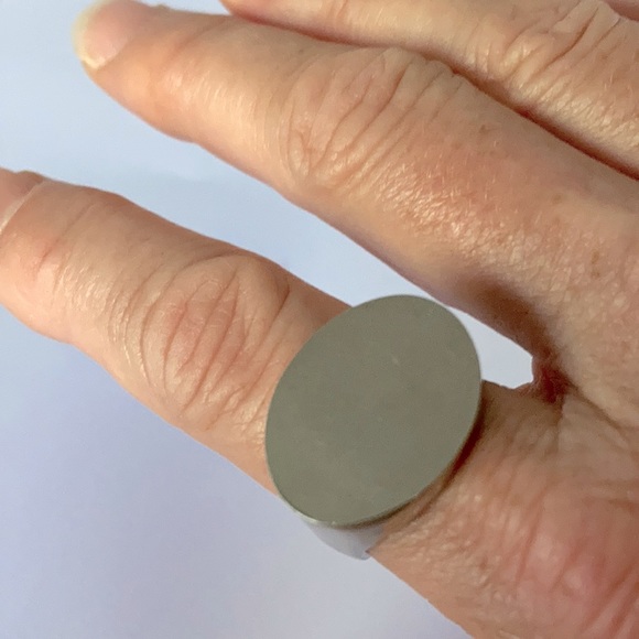 SOLID metal ring Circa 80’s/90’s UNISEX - Picture 8 of 9